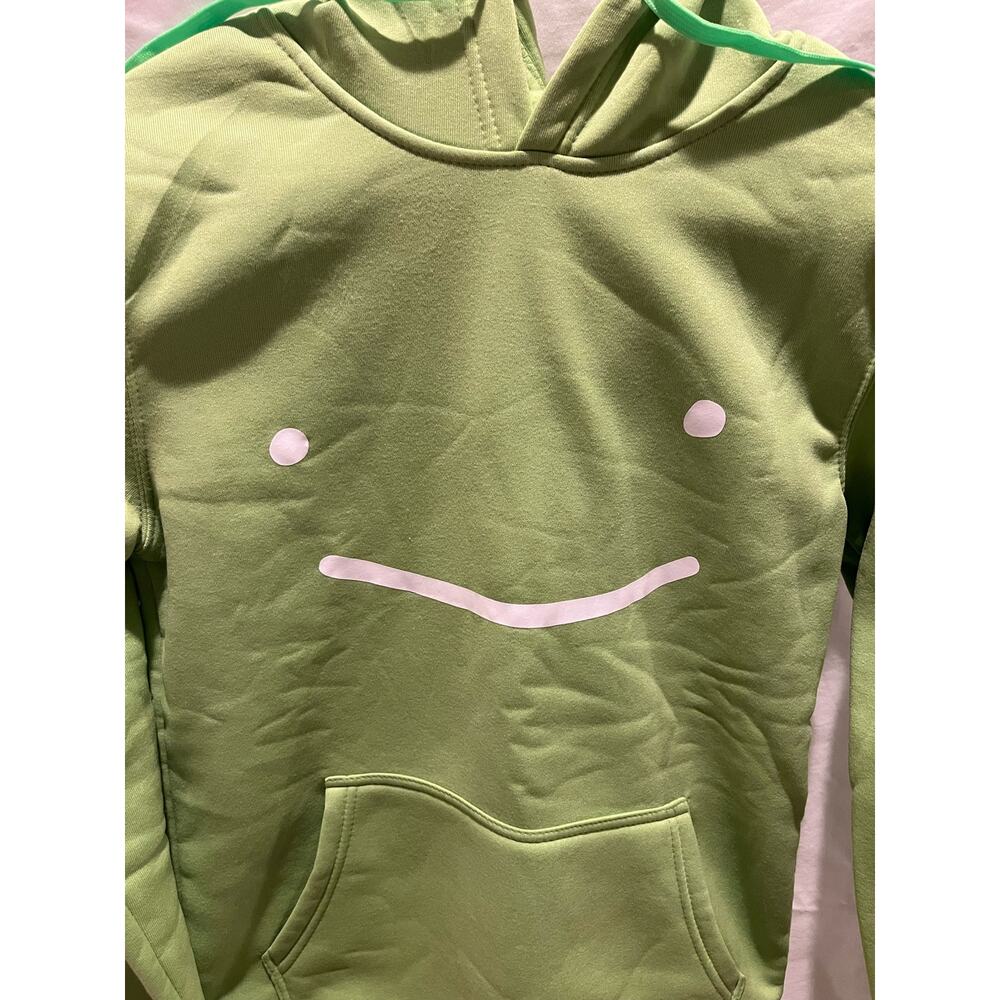 Dream Smile Merch Hoodie for Men Women, lime green , size small